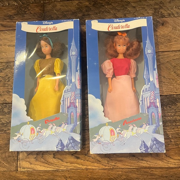 Disney Other - Disney Cinderella The Step Sisters Drizella & Anastasia Dolls by Biko